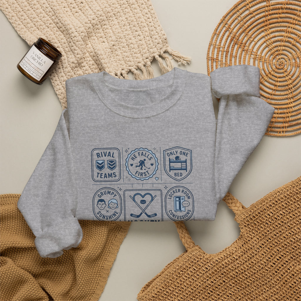 Hockey Romance Sweatshirt | BookTok Romance Reader Crewneck