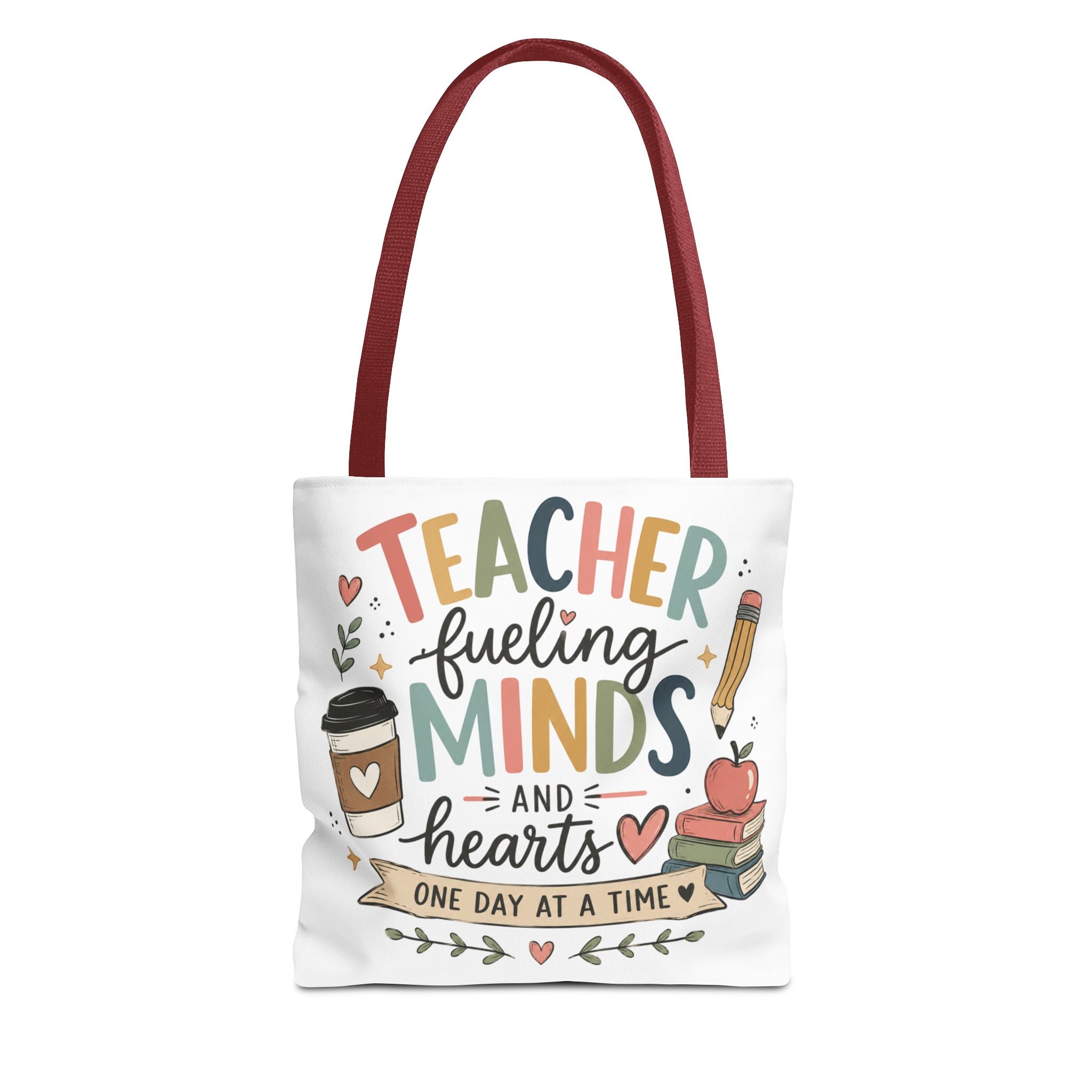 Teacher Fueling Minds & Hearts Tote Bag | Teacher Gift