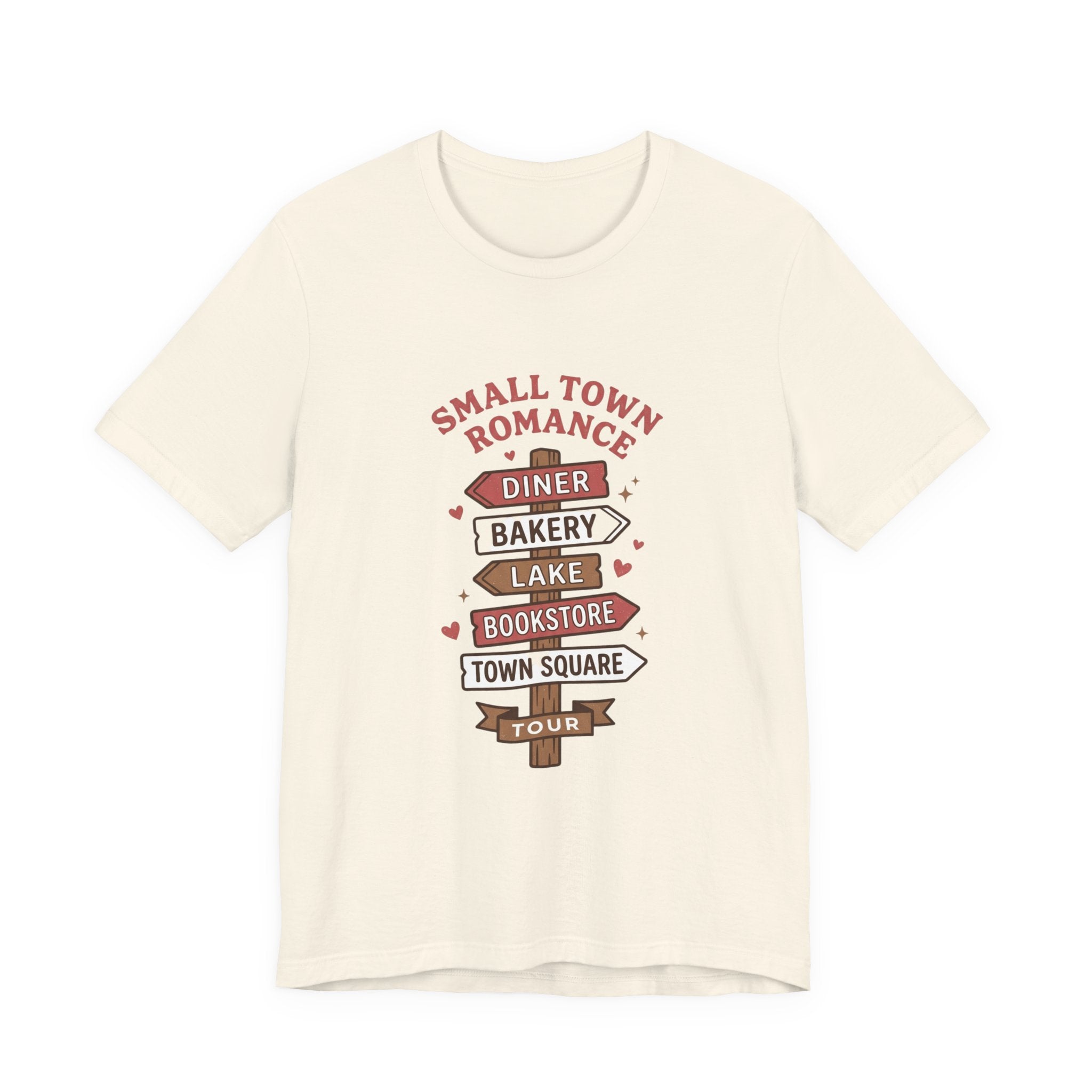 Small Town Romance T-Shirt | Romance Reader Shirt | BookTok Book Lover Tee | Cozy Romance Apparel | Book Club Gift