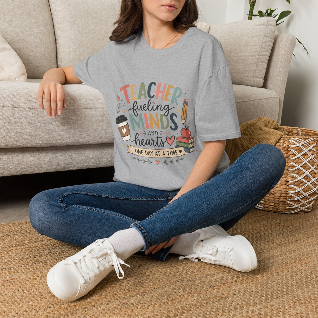 🍎 Teacher Fueling Minds T-Shirt — Cute Back-to-School Gift for Educators
