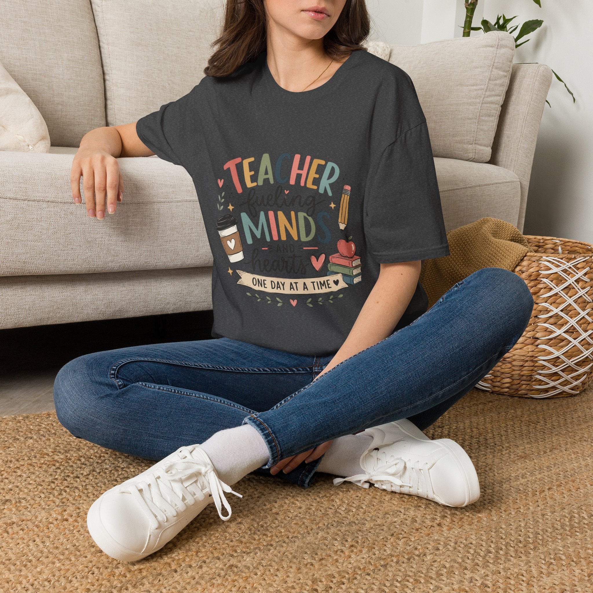 🍎 Teacher Fueling Minds T-Shirt — Cute Back-to-School Gift for Educators