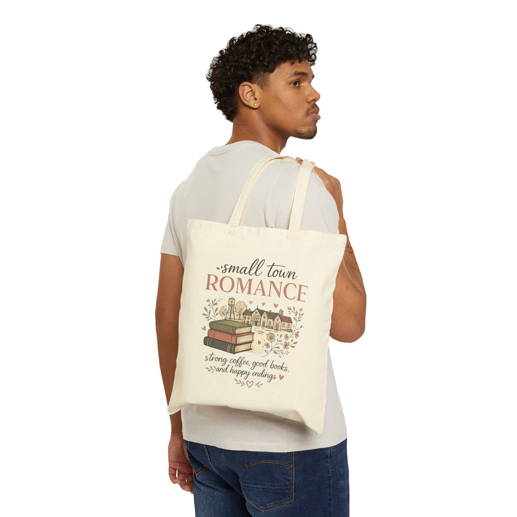 Small Town Romance Canvas Tote | Vintage Bookshop Collection