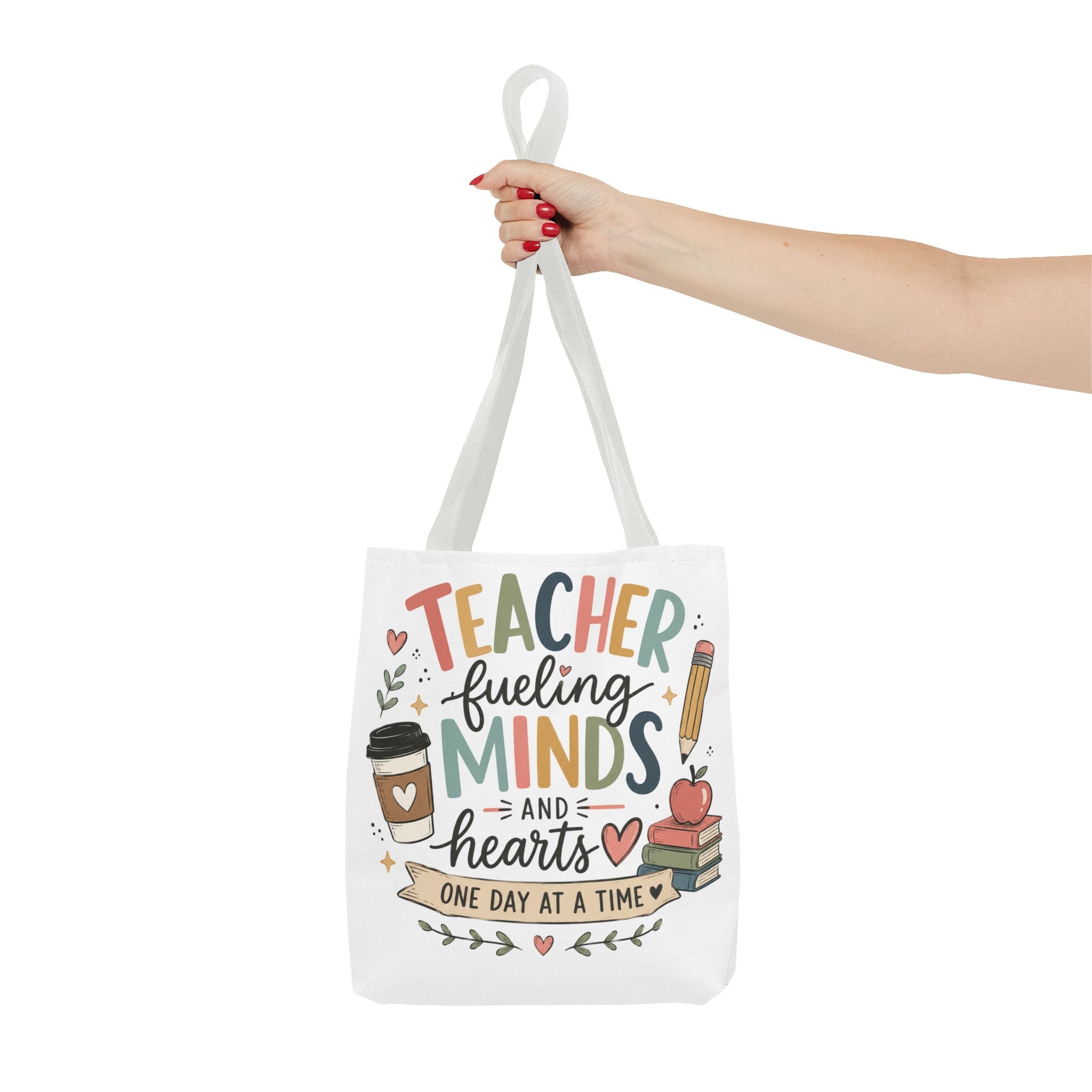 Teacher Fueling Minds & Hearts Tote Bag | Teacher Gift