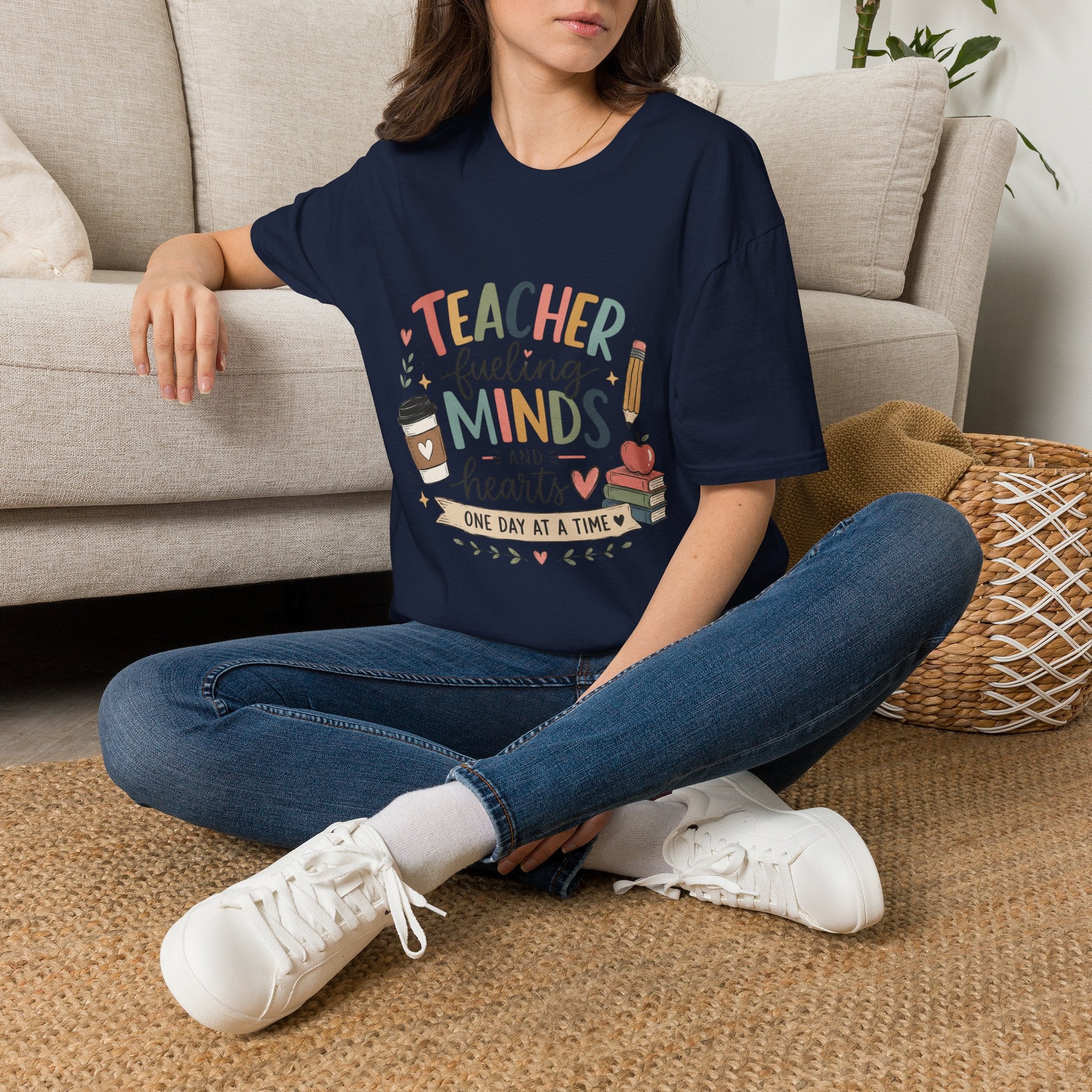 🍎 Teacher Fueling Minds T-Shirt — Cute Back-to-School Gift for Educators