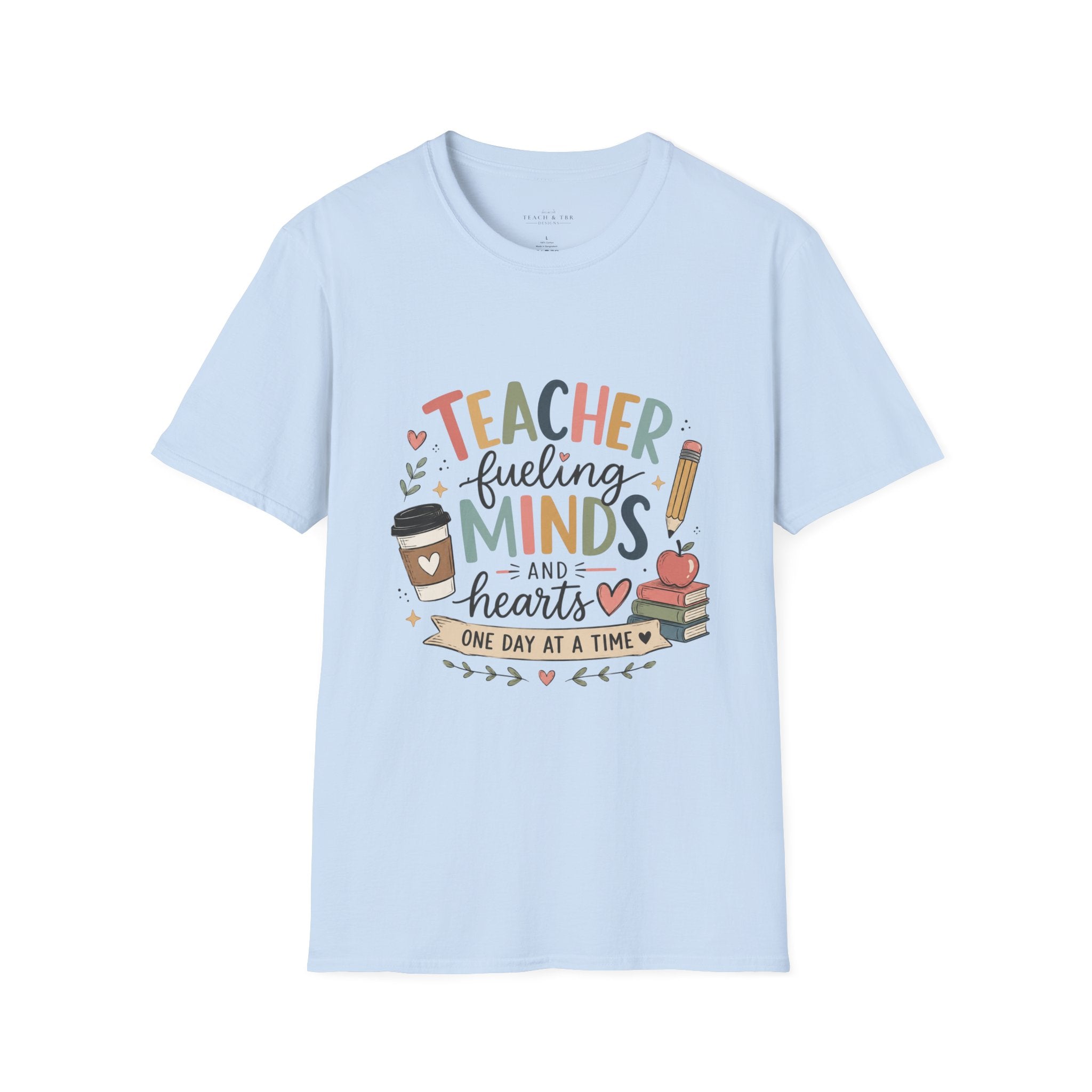 🍎 Teacher Fueling Minds T-Shirt — Cute Back-to-School Gift for Educators