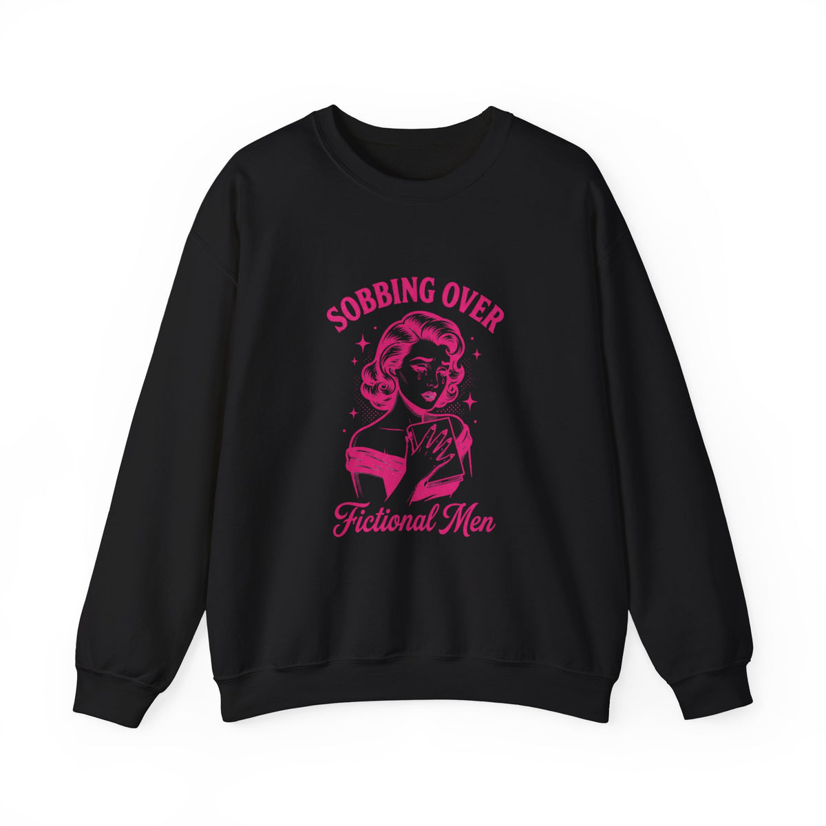 💗 Sobbing Over Fictional Men Sweatshirt | BookTok Romance Reader
