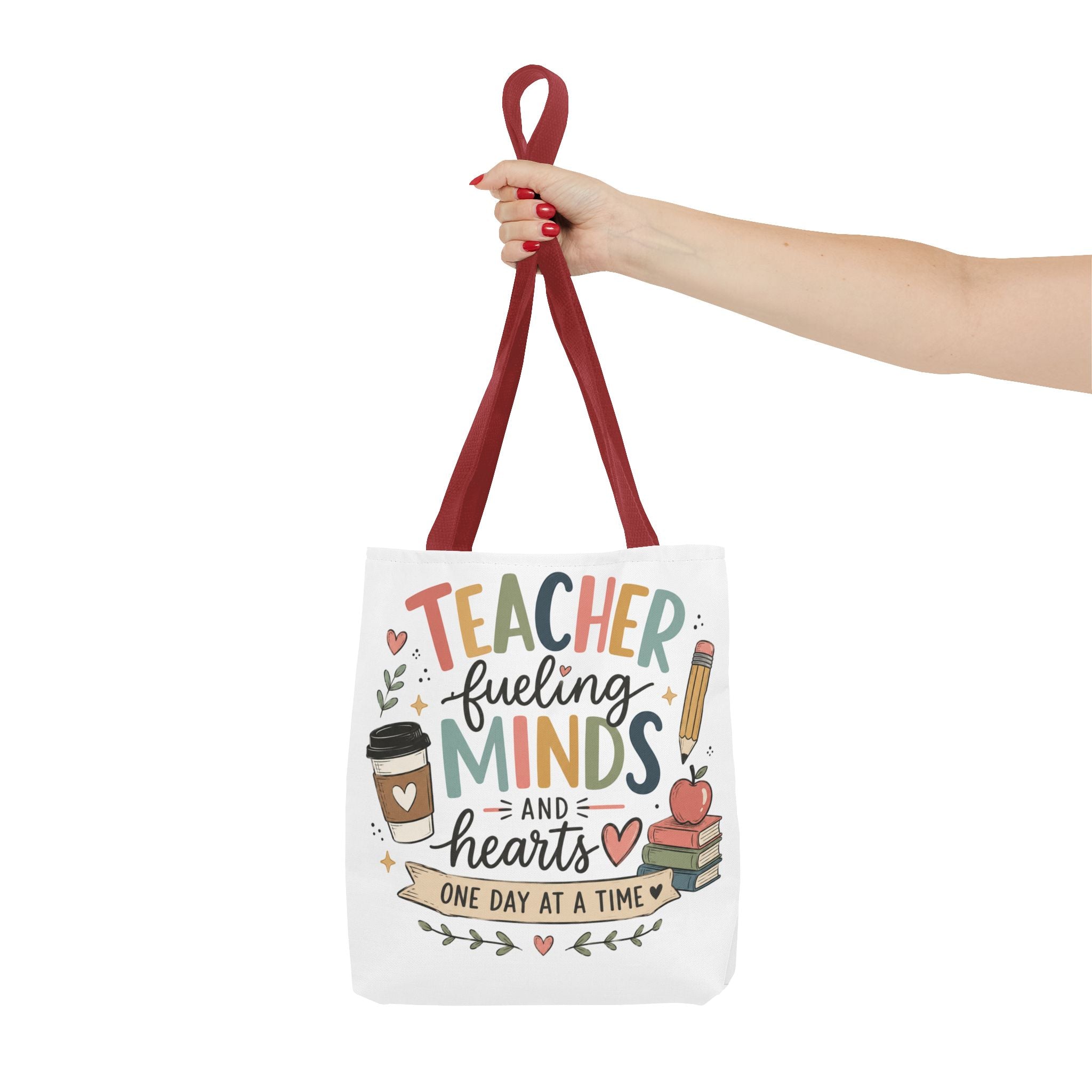 Teacher Fueling Minds & Hearts Tote Bag | Teacher Gift