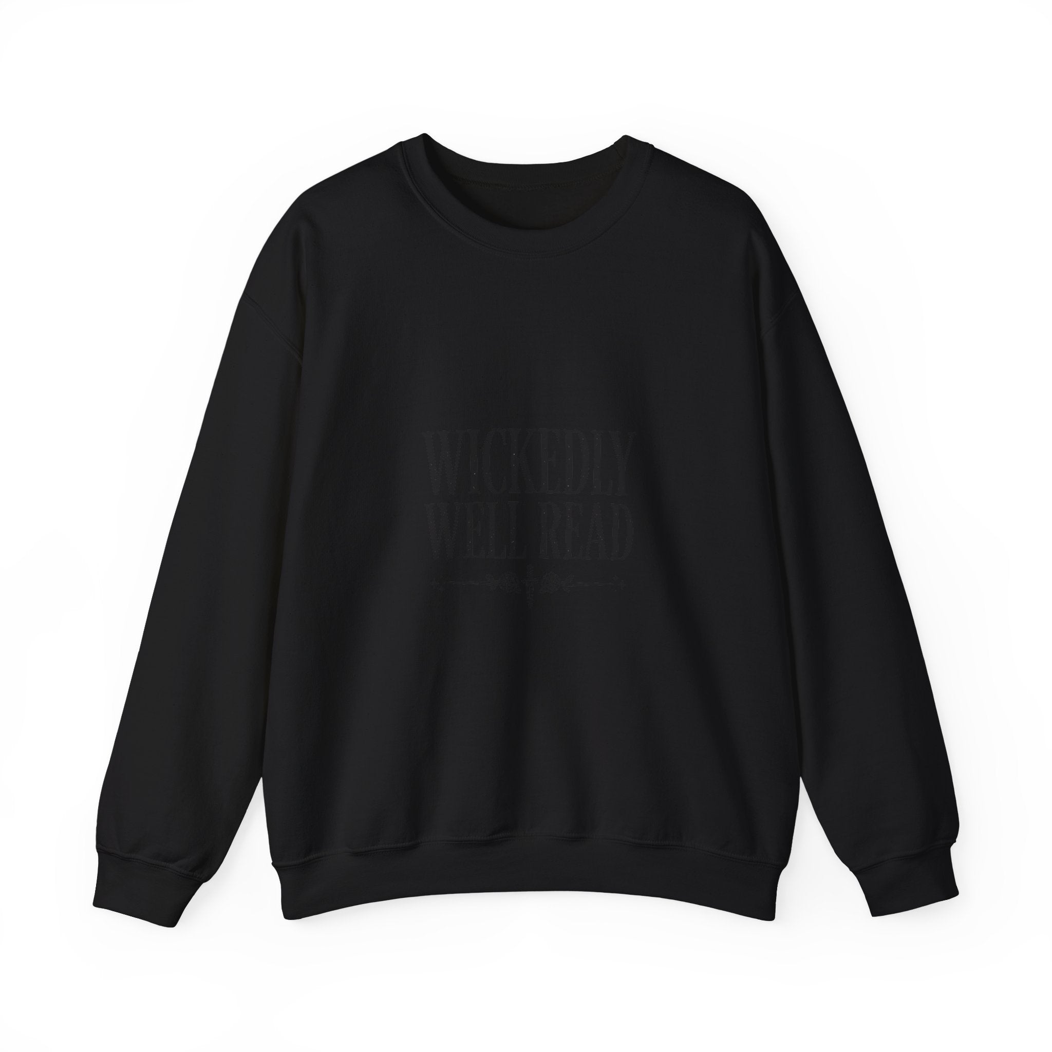 Wickedly Well Read Sweatshirt | Dark Academia Crewneck | Fantasy Reader Gift | Gothic Book Lover Sweatshirt | Cozy Reading Apparel