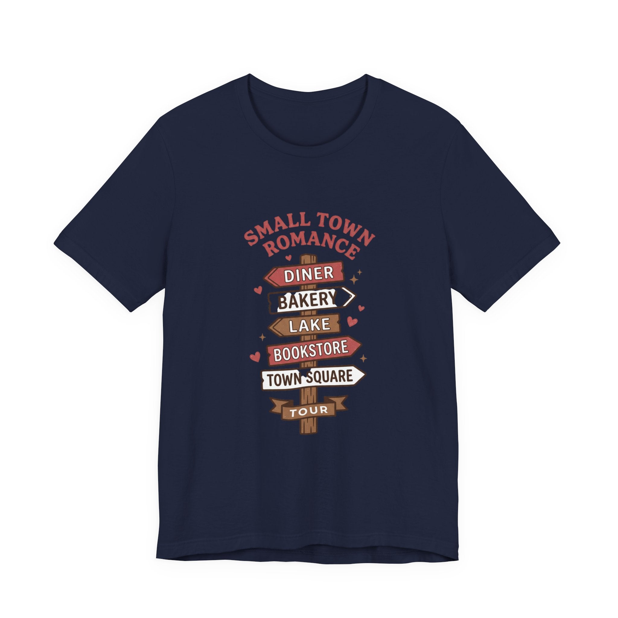 Small Town Romance T-Shirt | Romance Reader Shirt | BookTok Book Lover Tee | Cozy Romance Apparel | Book Club Gift