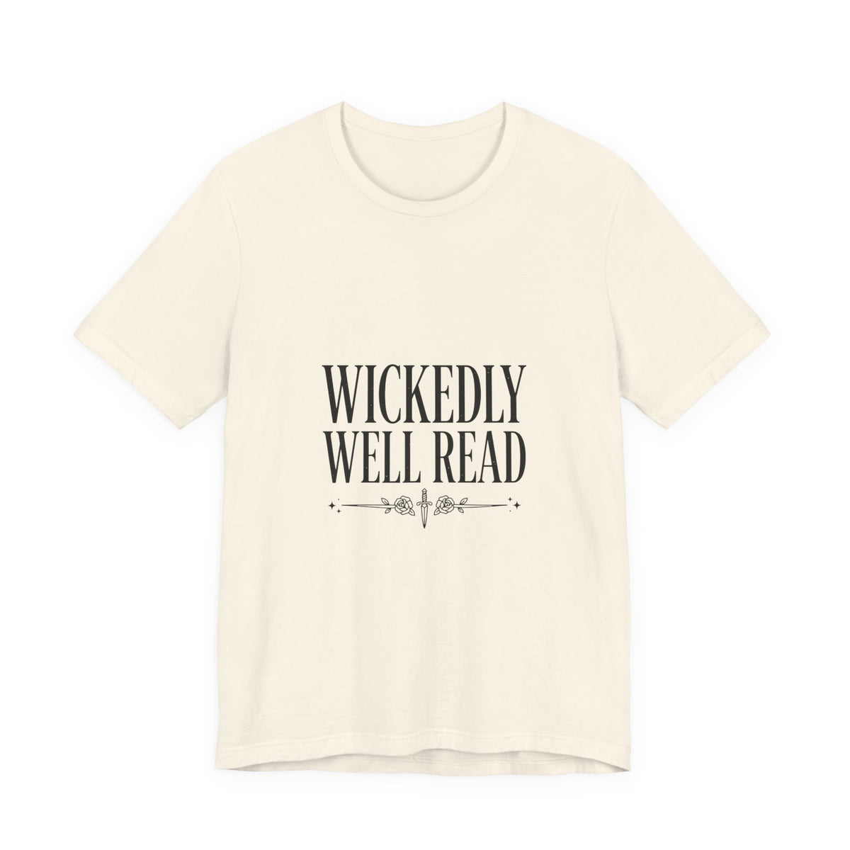 Wickedly Well Read T-Shirt | Dark Academia Shirt | Fantasy Reader Gift | Gothic Book Lover Tee | BookTok Apparel