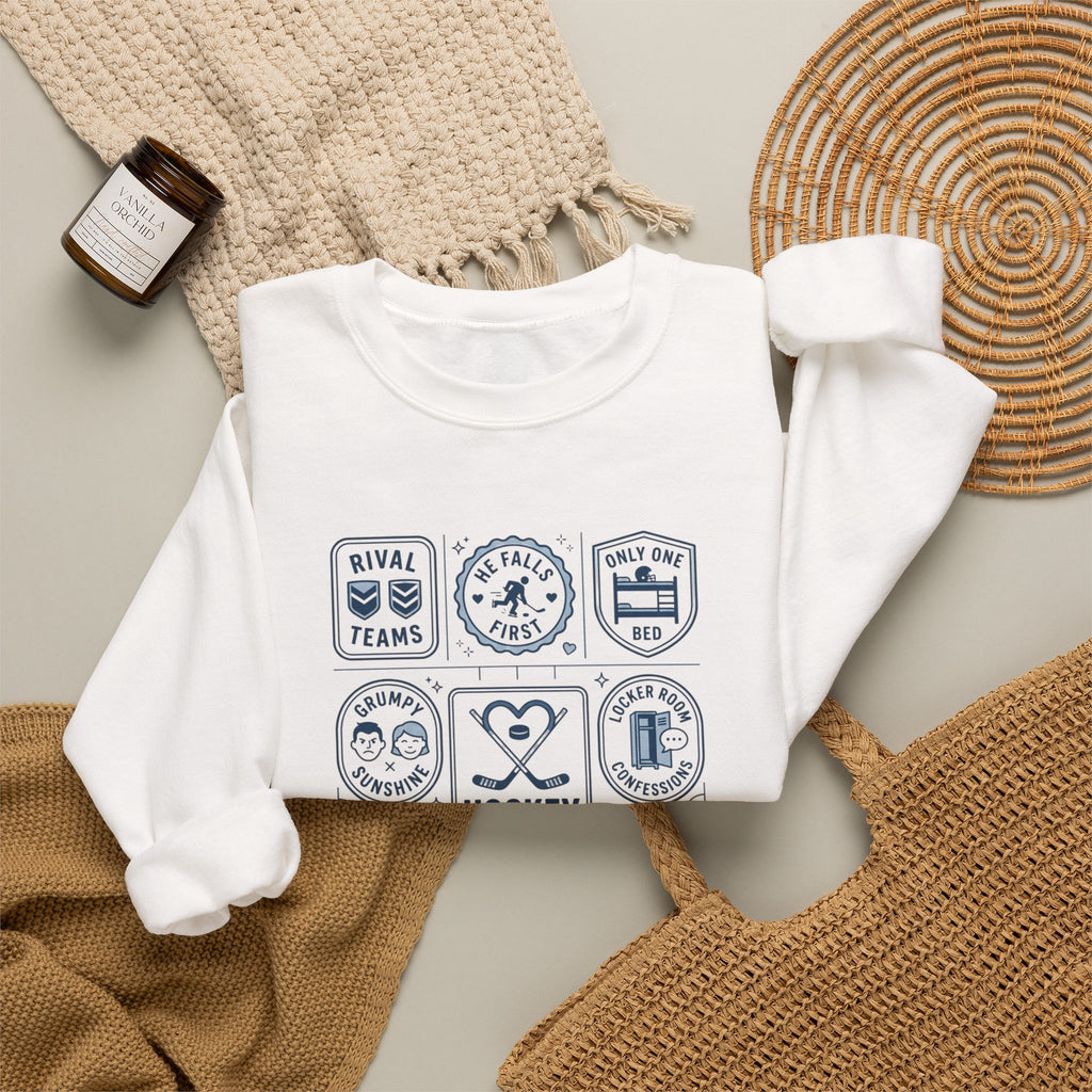 Hockey Romance Sweatshirt | BookTok Romance Reader Crewneck