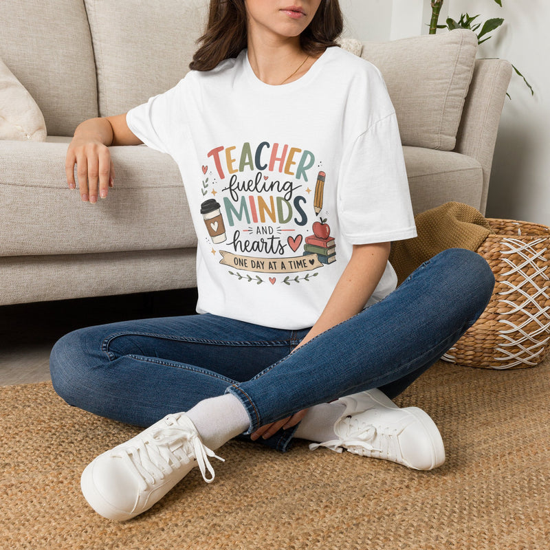 🍎 Teacher Fueling Minds T-Shirt — Cute Back-to-School Gift for Educators