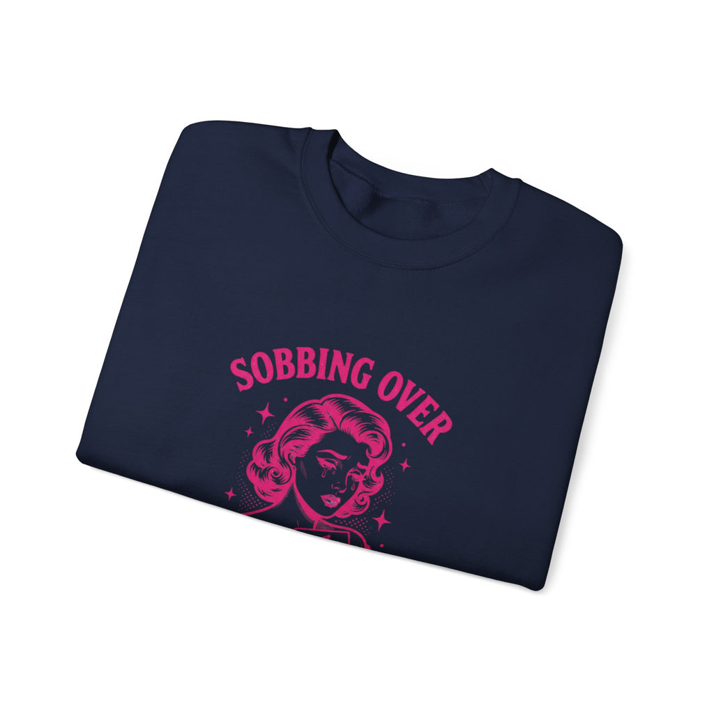 Sobbing Over Fictional Men Sweatshirt | BookTok Romance Reader
