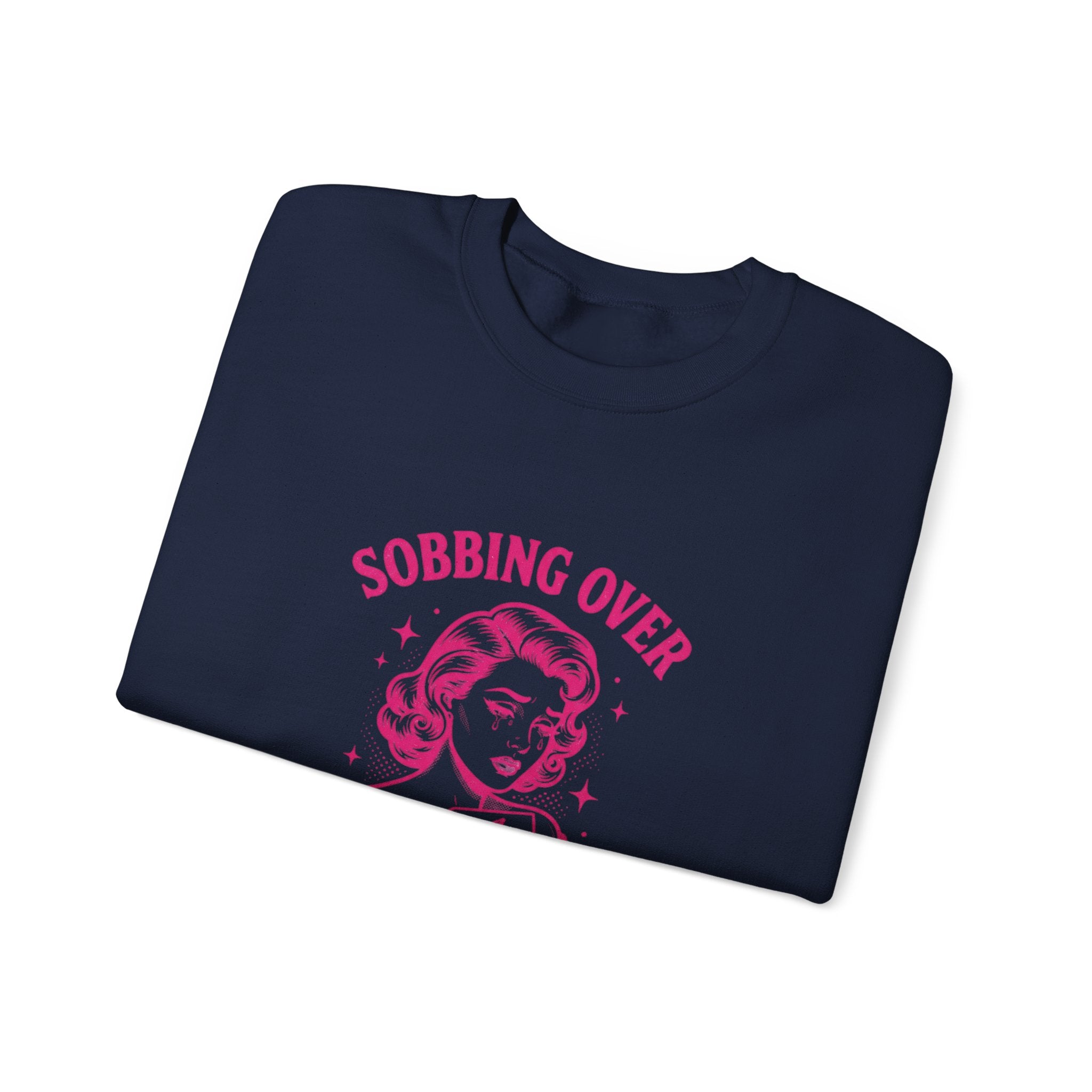 Sobbing Over Fictional Men Sweatshirt | BookTok Romance Reader