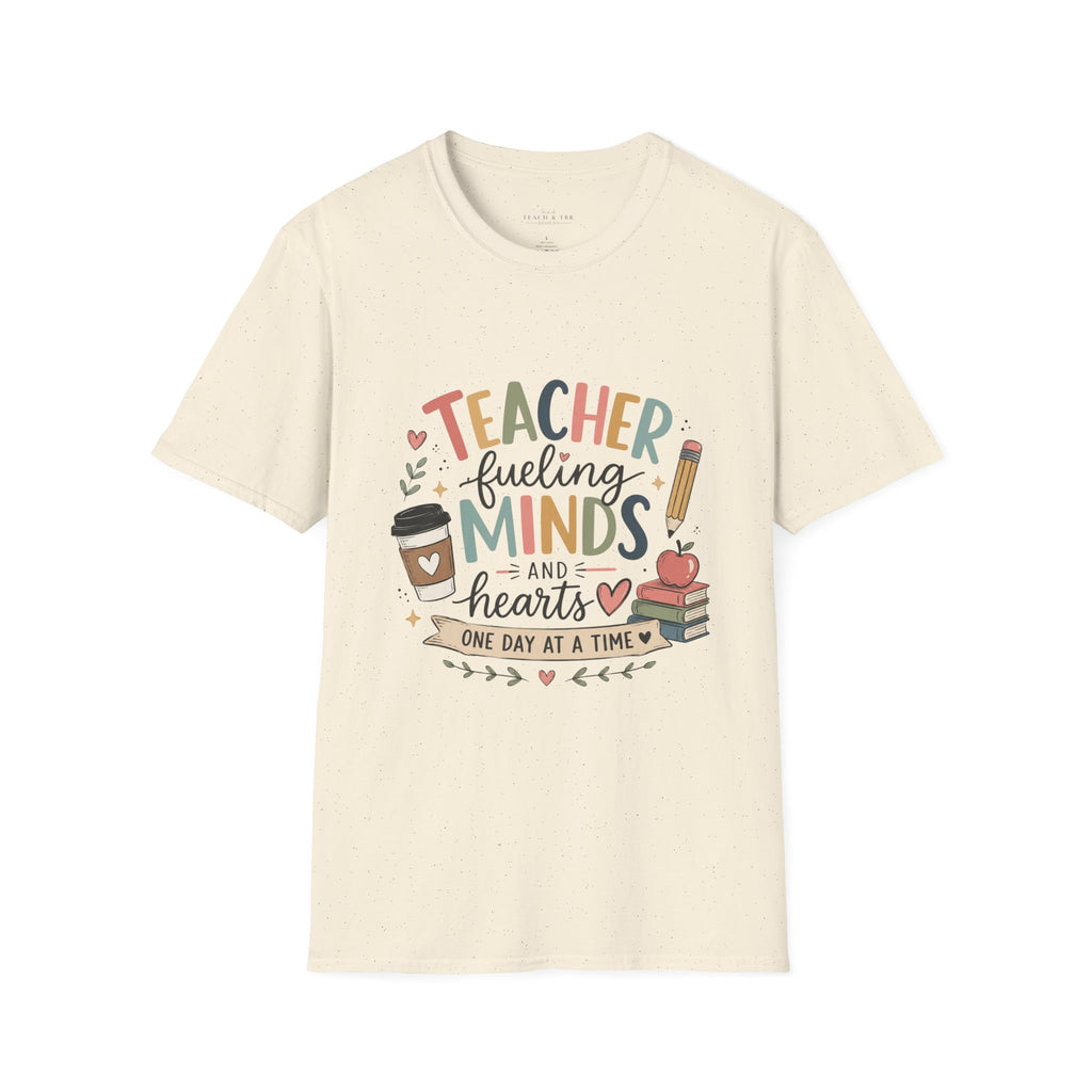 🍎 Teacher Fueling Minds T-Shirt — Cute Back-to-School Gift for Educators