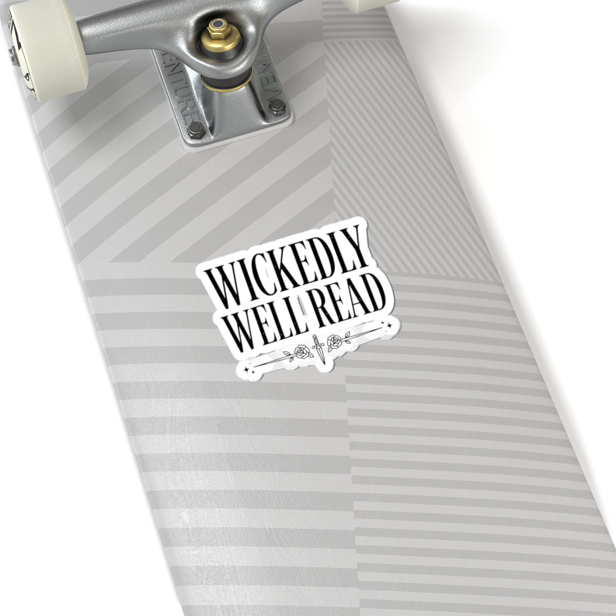 Wickedly Well Read Sticker | Dark Academia Sticker | Fantasy Reader Sticker | Book Lover Decal | Gothic Bookish Gift | BookTok Sticker