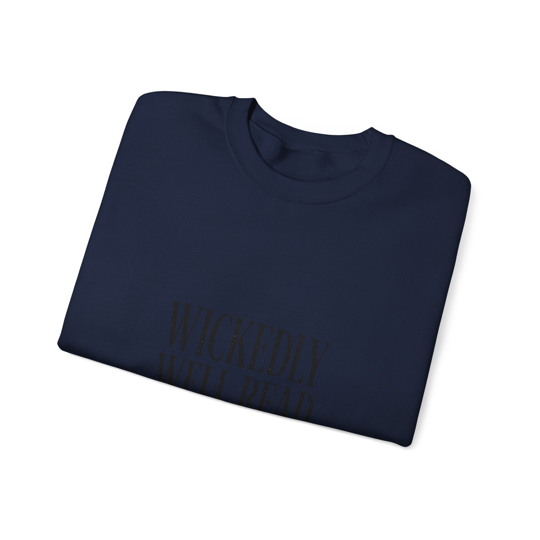 Wickedly Well Read Sweatshirt | Dark Academia Crewneck | Fantasy Reader Gift | Gothic Book Lover Sweatshirt | Cozy Reading Apparel