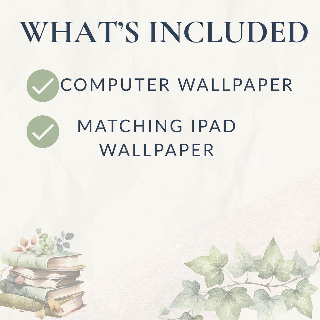 Plant Lover Wallpaper Bundle | Botanical Desktop, Tablet, Phone Backgrounds (Digital Download)