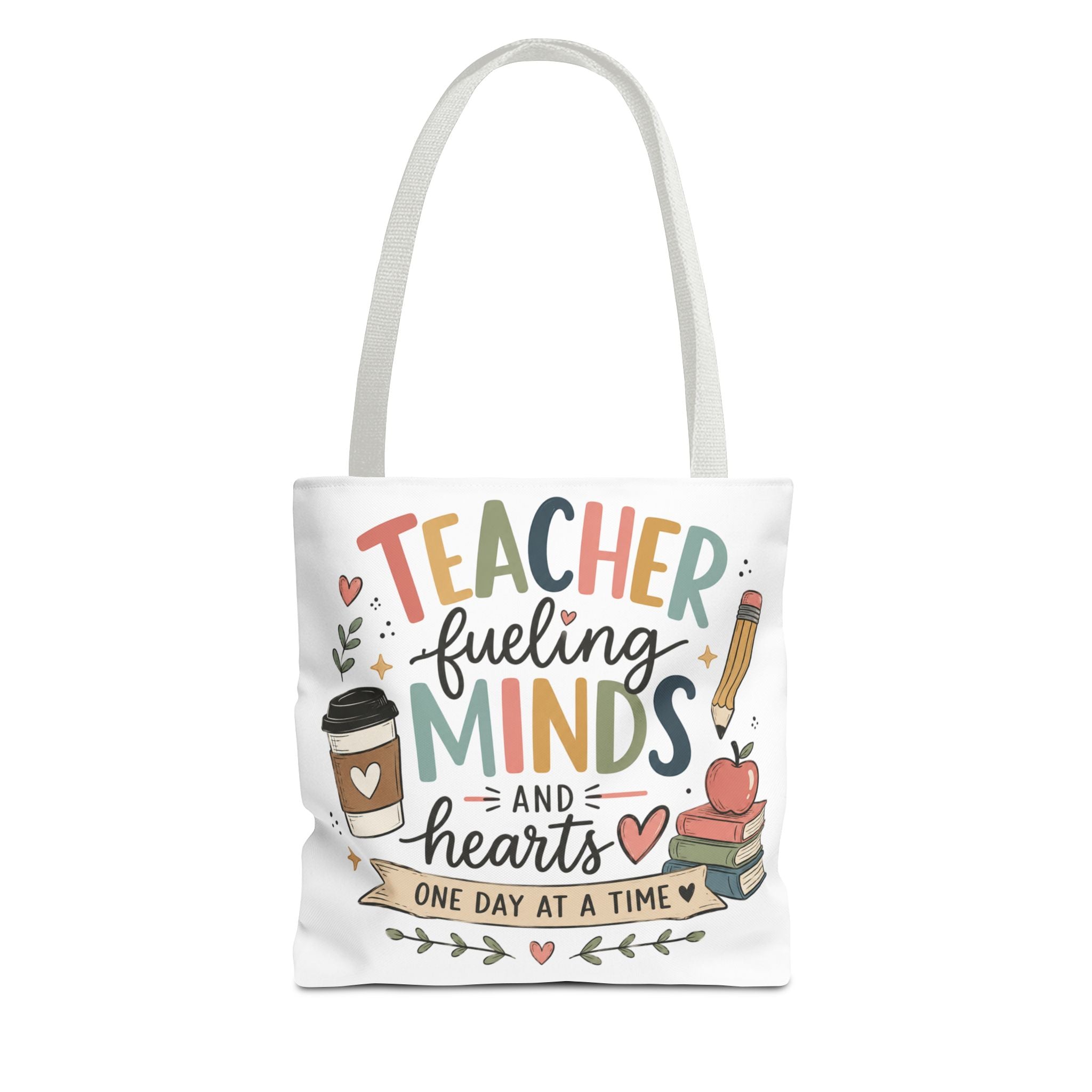 Teacher Fueling Minds & Hearts Tote Bag | Teacher Gift