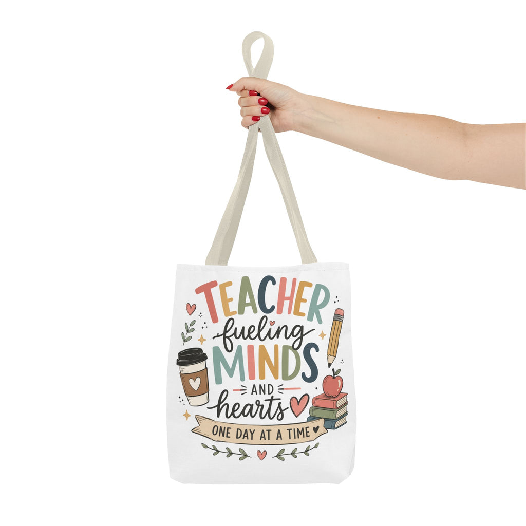 Teacher Fueling Minds & Hearts Tote Bag | Teacher Gift