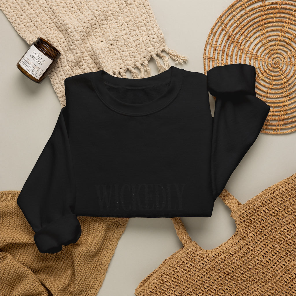 Wickedly Well Read Sweatshirt | Dark Academia Crewneck | Fantasy Reader Gift | Gothic Book Lover Sweatshirt | Cozy Reading Apparel