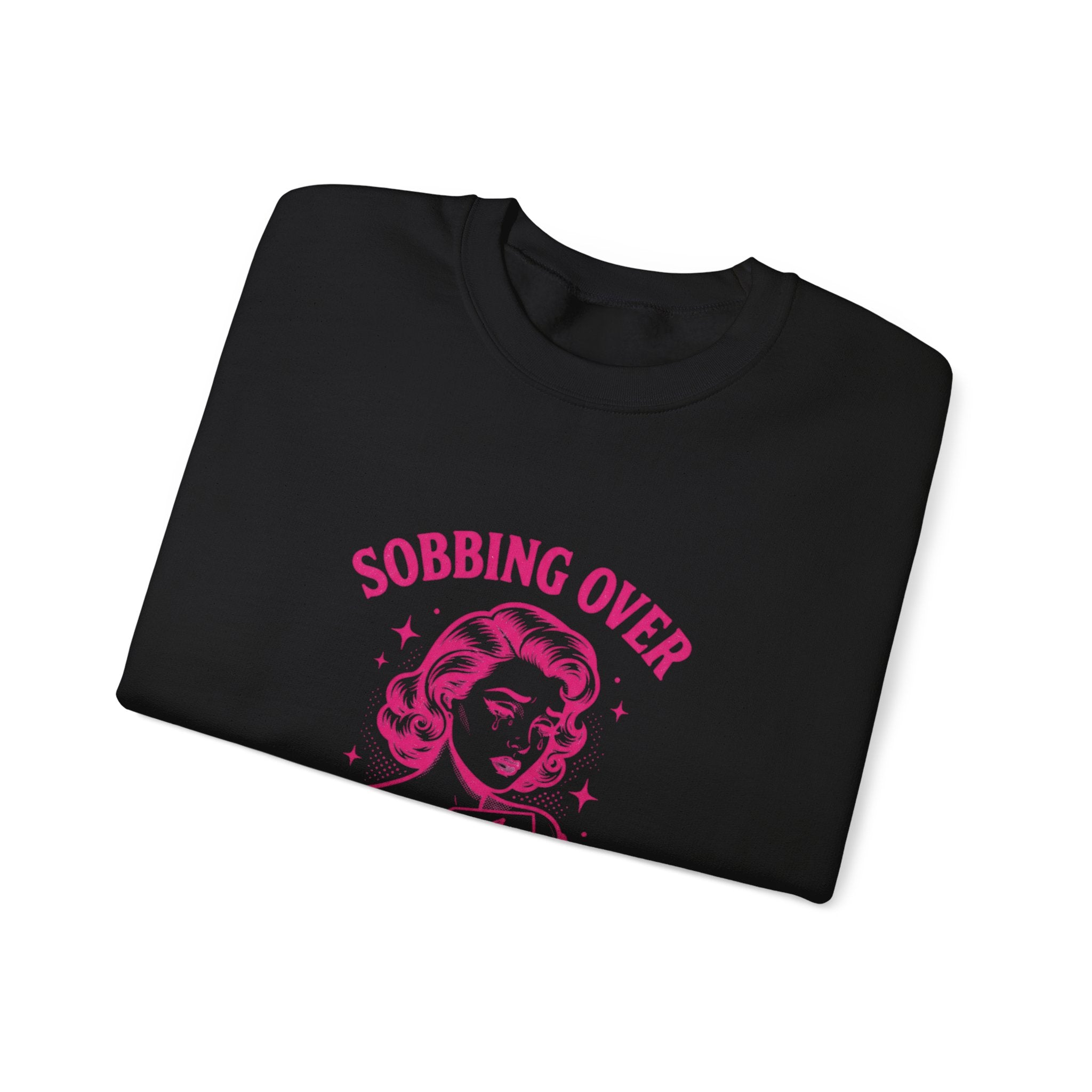 Sobbing Over Fictional Men Sweatshirt | BookTok Romance Reader