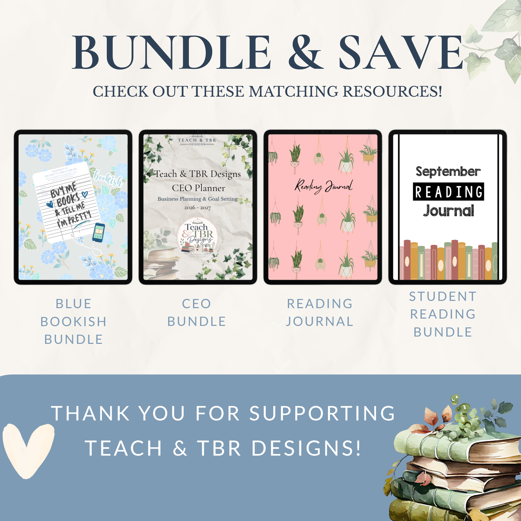 Plant Lover Wallpaper Bundle | Botanical Desktop, Tablet, Phone Backgrounds (Digital Download)
