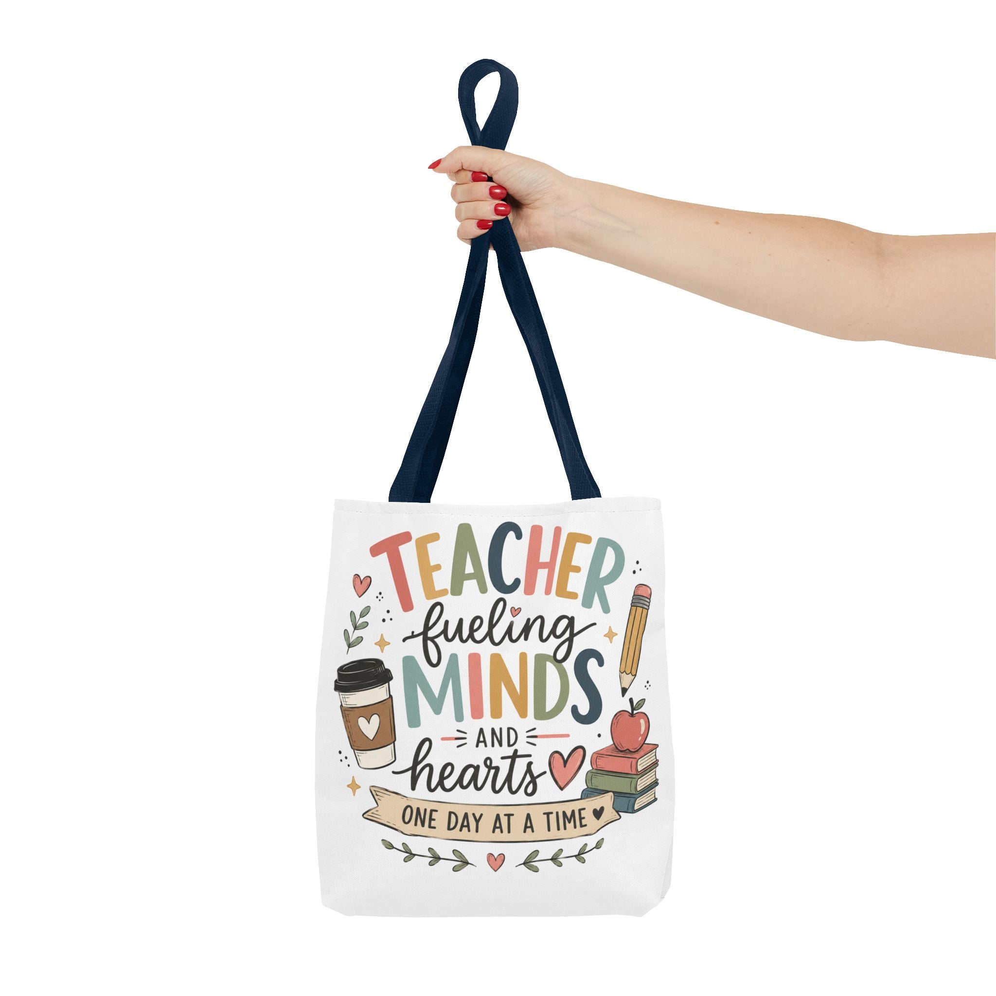 Teacher Fueling Minds & Hearts Tote Bag | Teacher Gift