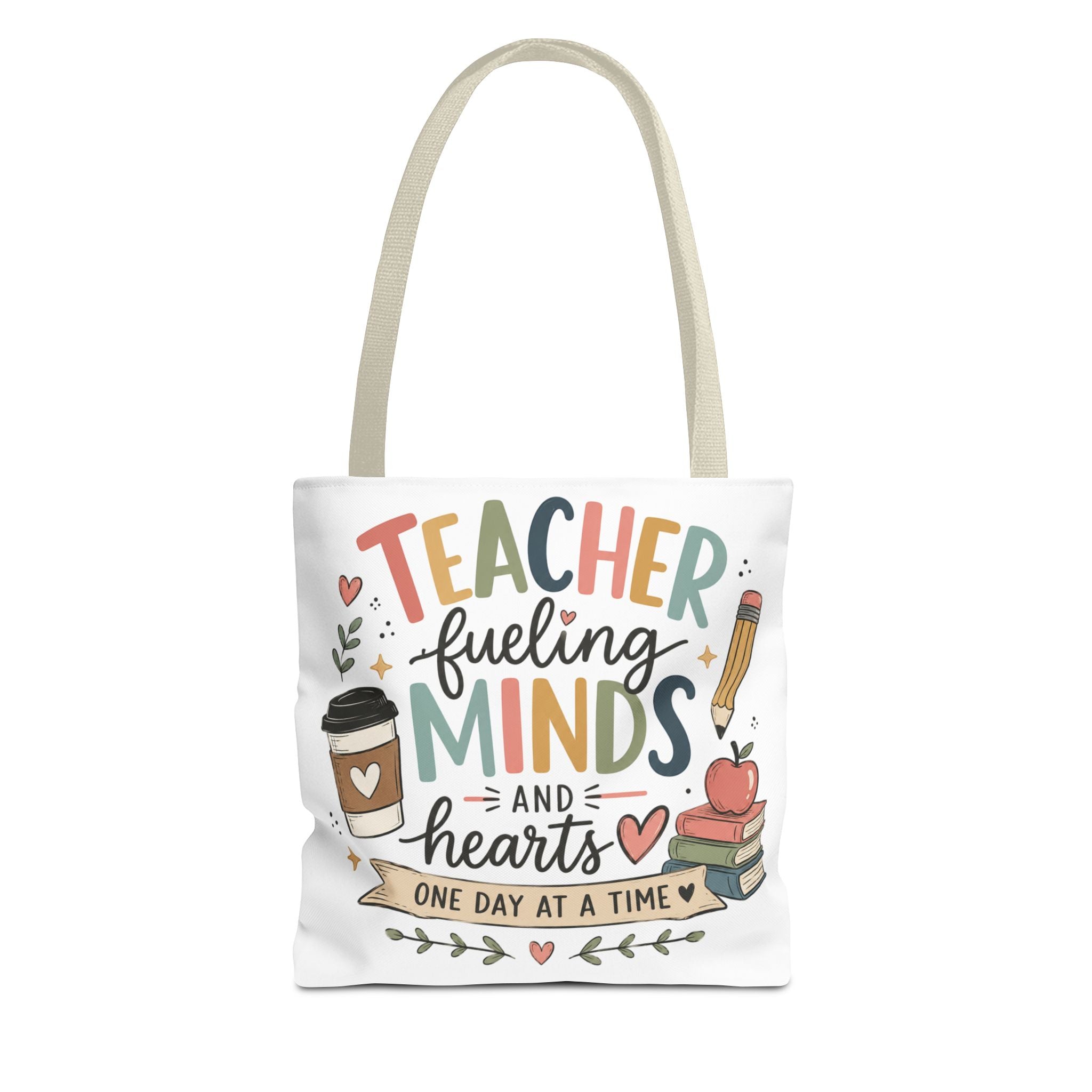 Teacher Fueling Minds & Hearts Tote Bag | Teacher Gift