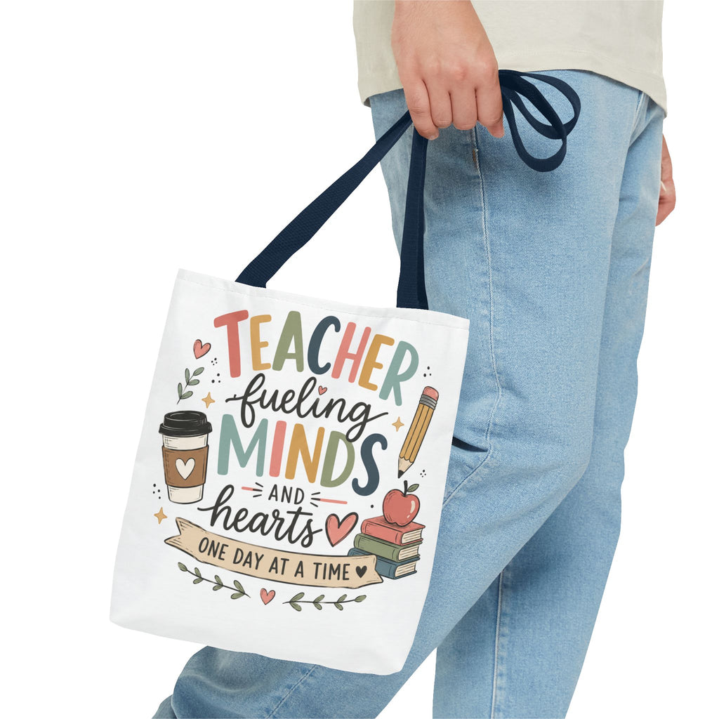 Teacher Fueling Minds & Hearts Tote Bag | Teacher Gift
