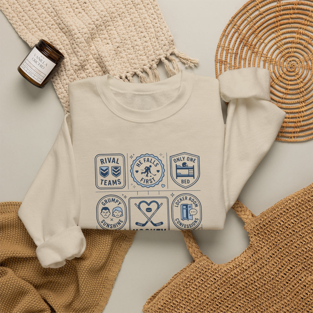 Hockey Romance Sweatshirt | BookTok Romance Reader Crewneck