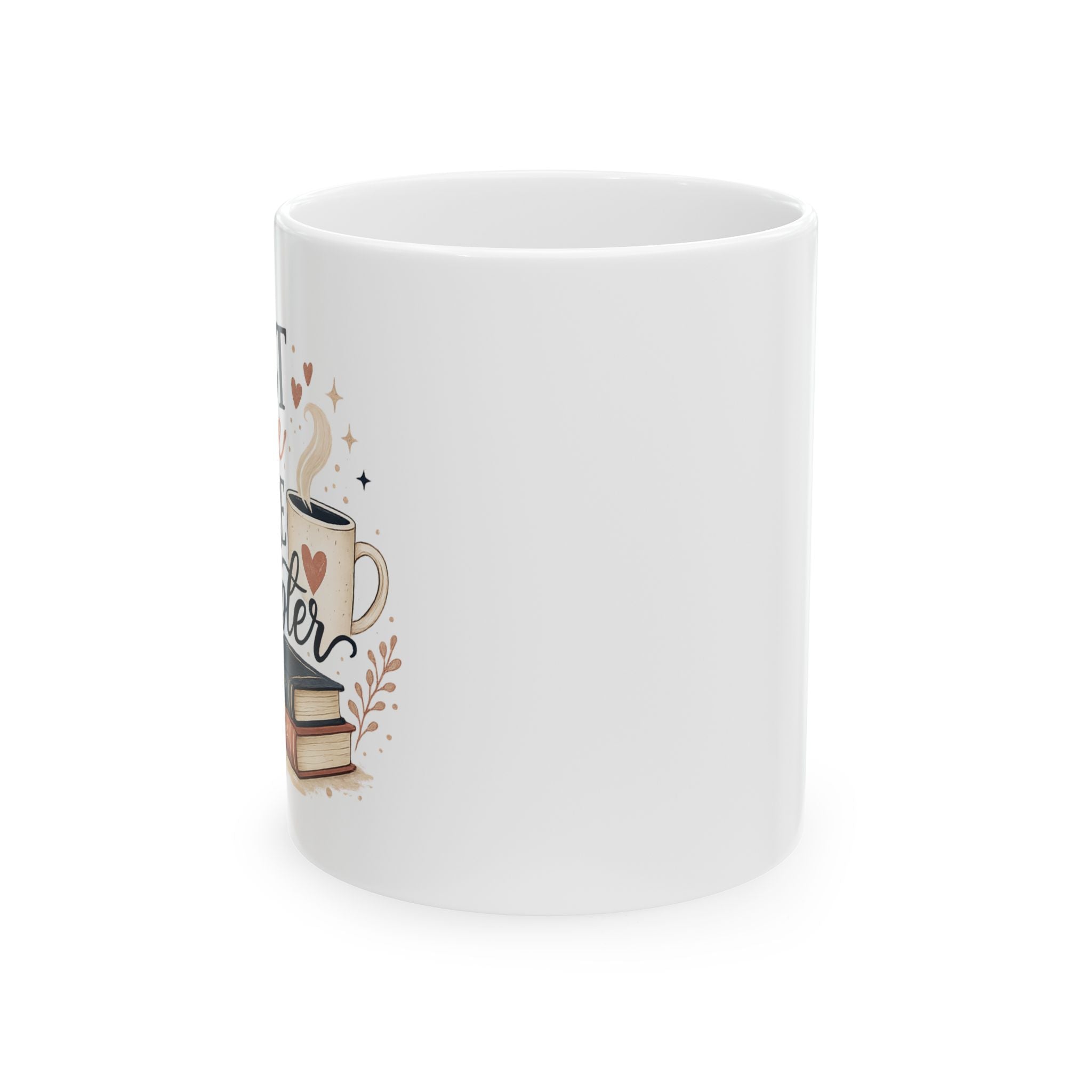 Just One More Chapter Bookish Mug | Cozy Reader Gift (11oz)