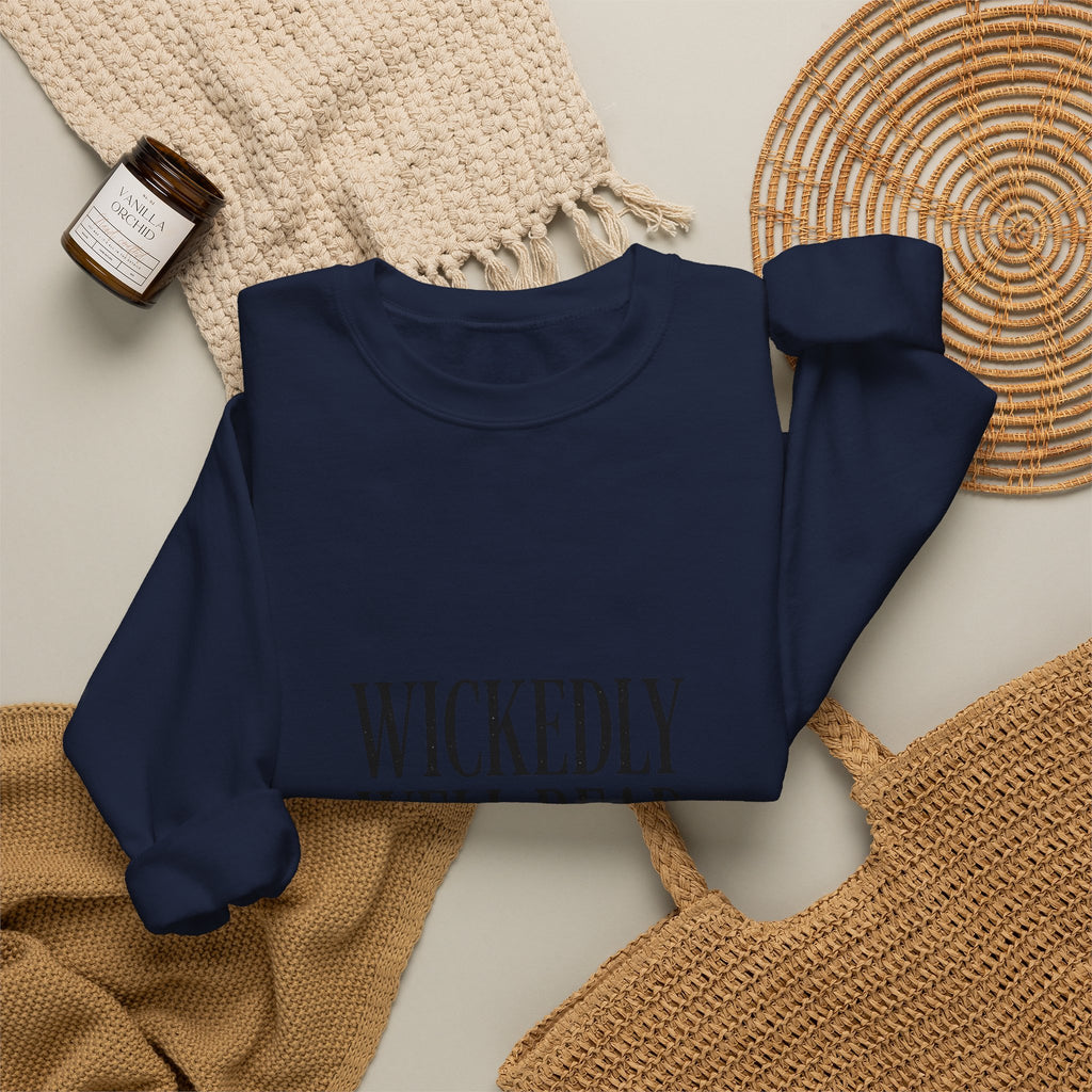 Wickedly Well Read Sweatshirt | Dark Academia Crewneck | Fantasy Reader Gift | Gothic Book Lover Sweatshirt | Cozy Reading Apparel