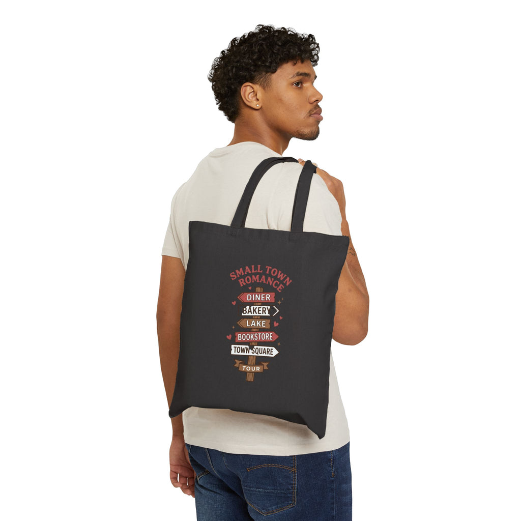 Small Town Romance Tote Bag | BookTok Reader Tote, Romance Novel Aesthetic