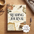 A5 Reading Journal | 170-Page Book Journal for Book Lovers & Reading Tracker