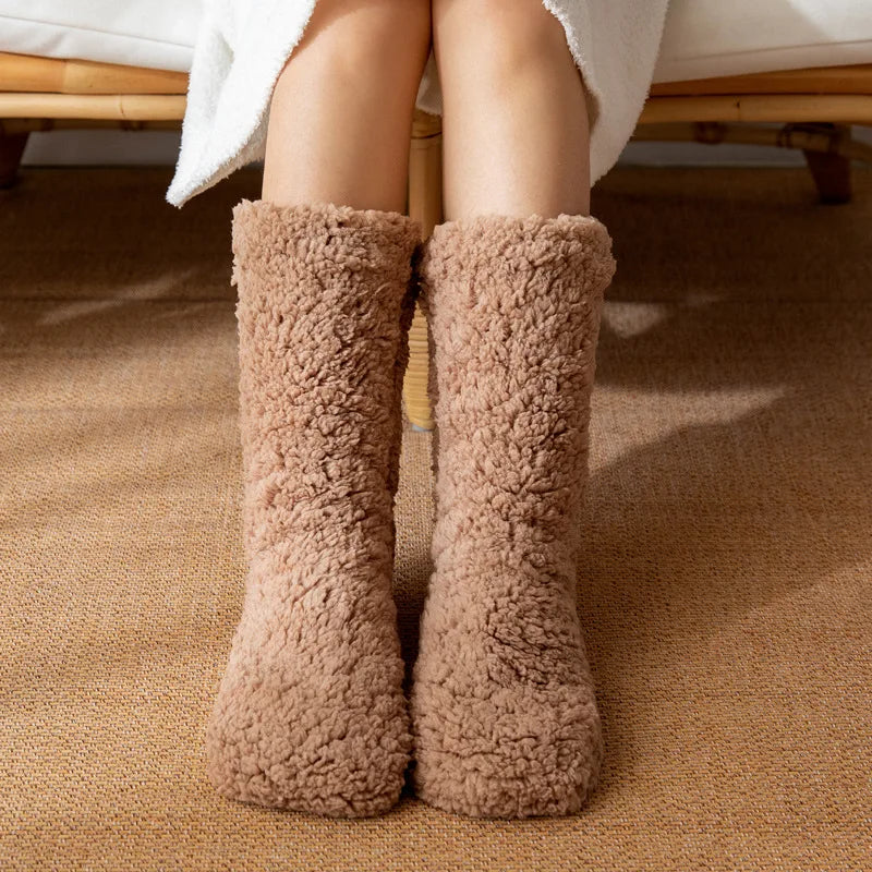 Cozy Reading Socks | Ultra-Soft Plush Lounge Socks for Book Lovers