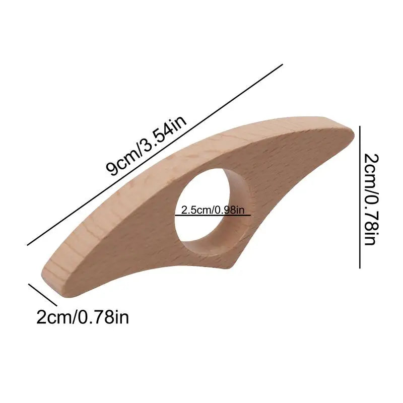 Wooden Thumb Book Holder | One-Handed Page Holder for Comfortable Reading | Book Lover Reading Accessory