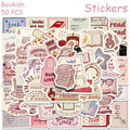 Cozy Reader Sticker Pack | 50 Bookish Vinyl Stickers