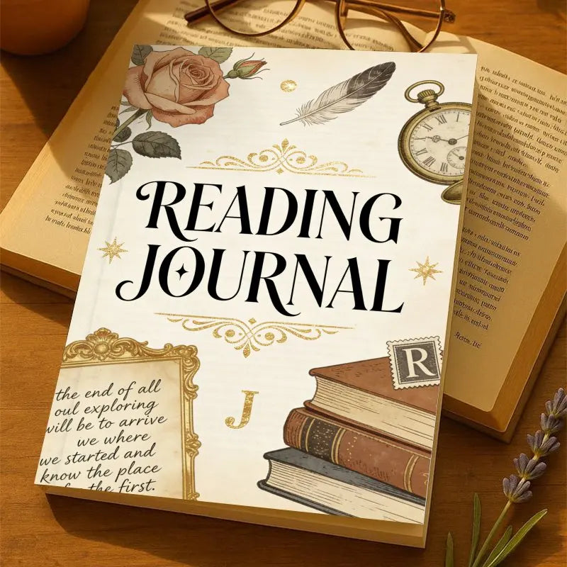 A5 Reading Journal | 170-Page Book Journal for Book Lovers & Reading Tracker