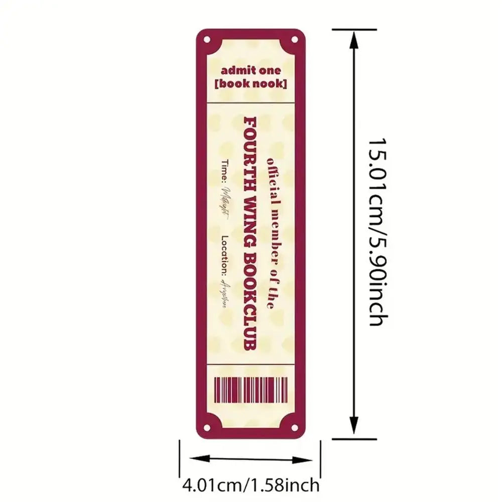 Vintage Ticket Bookmark Set | 30 Book Lover Bookmarks