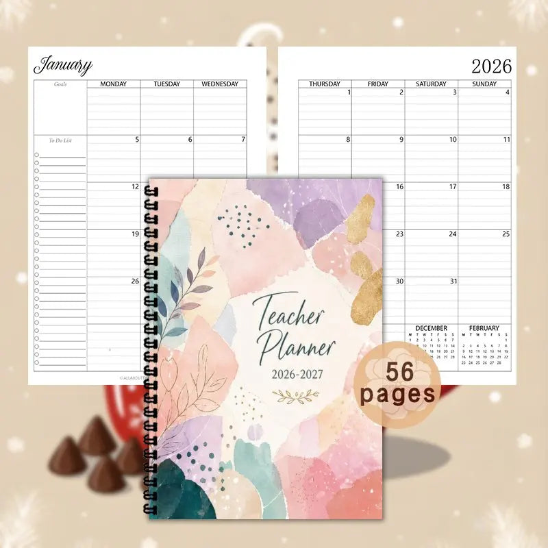 2026–2027 Teacher Planner | A5 Weekly & Monthly School Planner