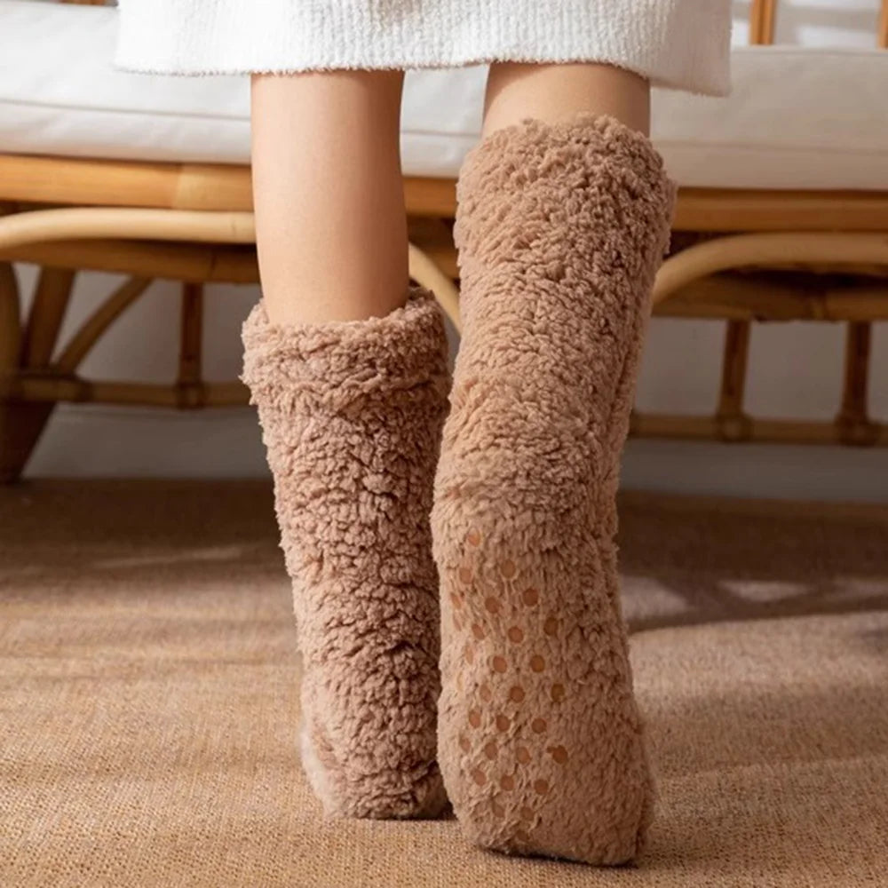 Cozy Reading Socks | Ultra-Soft Plush Lounge Socks for Book Lovers