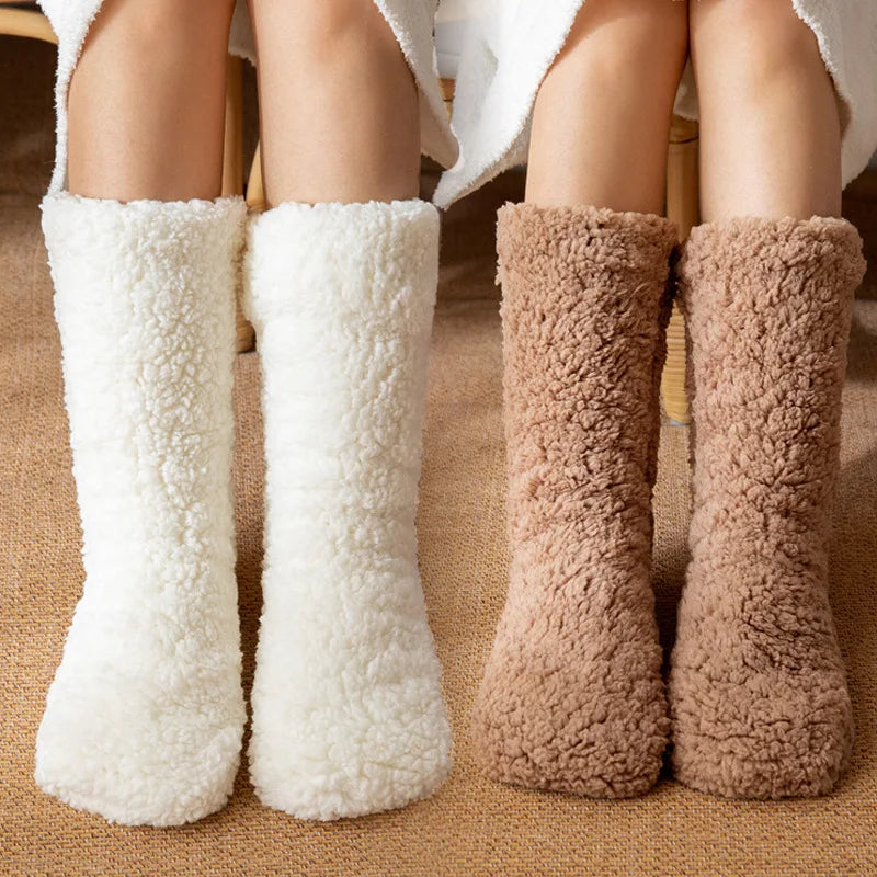 Cozy Reading Socks | Ultra-Soft Plush Lounge Socks for Book Lovers