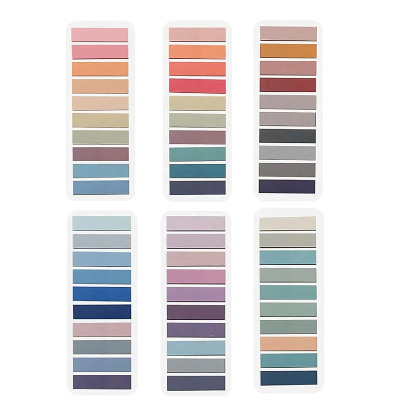 Morandi Annotation Tabs | Pastel Sticky Page Flags for Book Annotation, Reading Journals & Planners