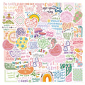 Inspirational Vinyl Sticker Pack | Positive Quote Stickers