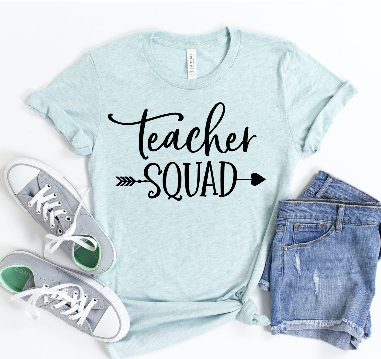Teacher Squad T-Shirt | Cute Teacher Tee, Teacher Team Shirt, Back to School Gift