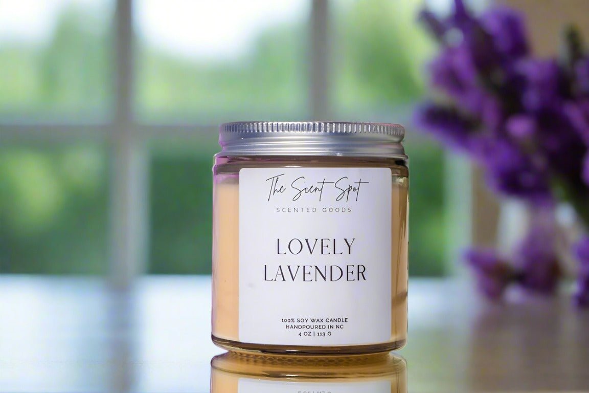 Lovely Lavender Soy Candle | Cozy Reading Candle | Relaxing Lavender Scent | Book Lover Gift