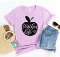 Teacher Life T-Shirt | Cute Teacher Tee, Back to School Shirt, Classroom Outfit